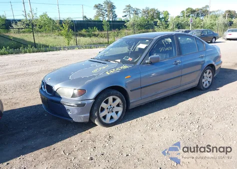 2004 BMW 325Xi из США, поврежденный, VIN WBAEU33434PM59530